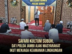 Dit Binmas Polda Jambi melaksanakan kegiatan  Safari Kultum Da’i Kamtibmas Polda Jambi di Masjid Al Muhajirin Perumnas Kota Baru