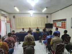Danramil 03/Senapelan Kapten Inf Abdillah Rahmansyah Menghadiri Rapat Kordinasi Kamtibmas Selama Bulan Suci Ramadhan di Aula Polsek Senapelan