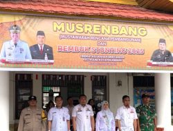 Rembuk Stunting,Babinsa Mentangor ajak seluruh komponen untuk bantu penderita stunting